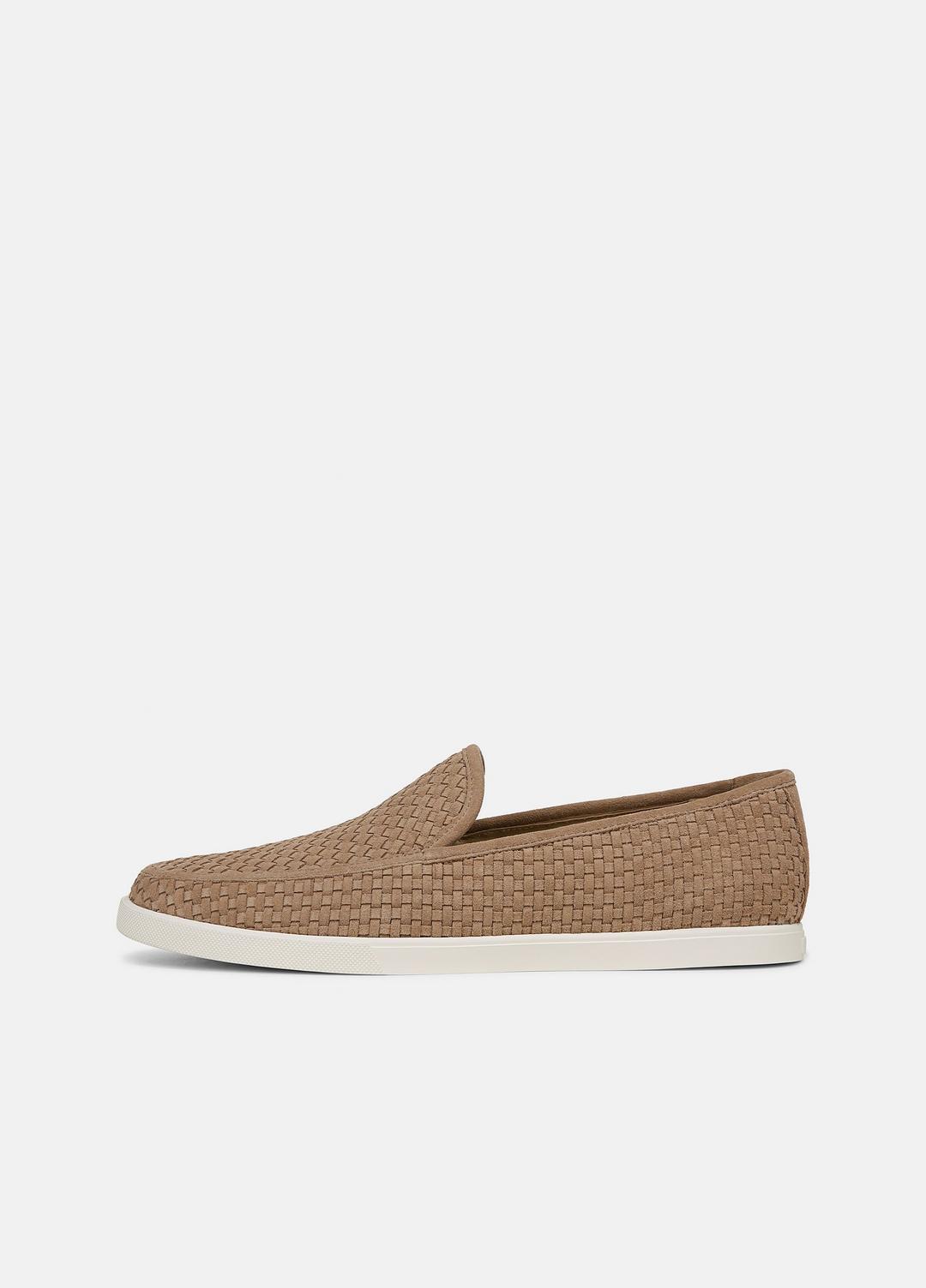 Sonoma Woven Suede Loafer in Loafers | VINCE Men