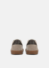 Oasis Contrast-Edge Suede & Leather Sneaker in Sneakers | VINCE Men