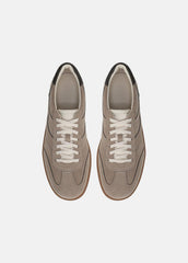 Oasis Contrast-Edge Suede & Leather Sneaker in Sneakers | VINCE Men