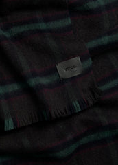 Brushed Holme Plaid Wool Scarf in Scarves & Hats | VINCE Men