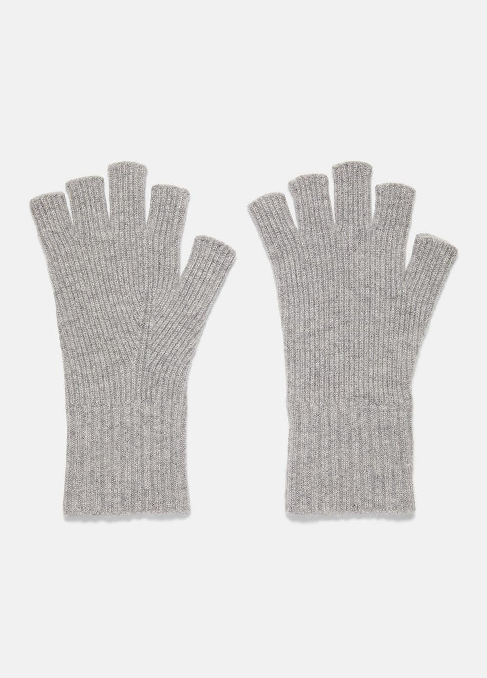 Wool-Cashmere Rib-Knit Fingerless Glove in Gloves | VINCE Men