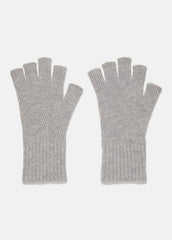 Wool-Cashmere Rib-Knit Fingerless Glove in Gloves | VINCE Men