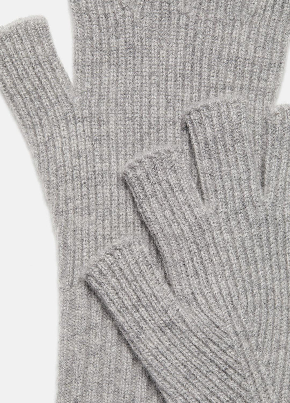 Wool-Cashmere Rib-Knit Fingerless Glove in Gloves | VINCE Men