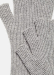 Wool-Cashmere Rib-Knit Fingerless Glove in Gloves | VINCE Men