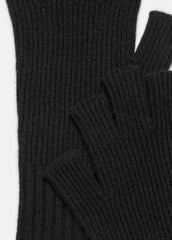 Wool-Cashmere Rib-Knit Fingerless Glove in Gloves | VINCE Men