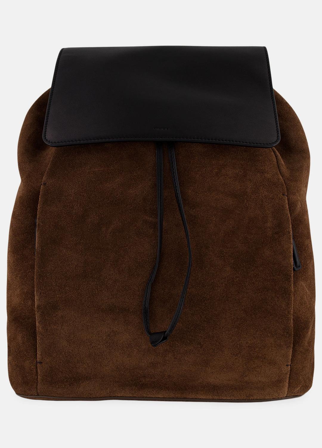 Drayton Suede Flap Backpack in Bags | VINCE Men