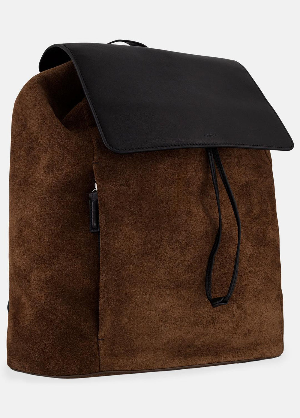 Drayton Suede Flap Backpack in Bags | VINCE Men