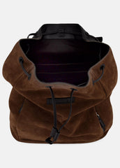 Drayton Suede Flap Backpack in Bags | VINCE Men