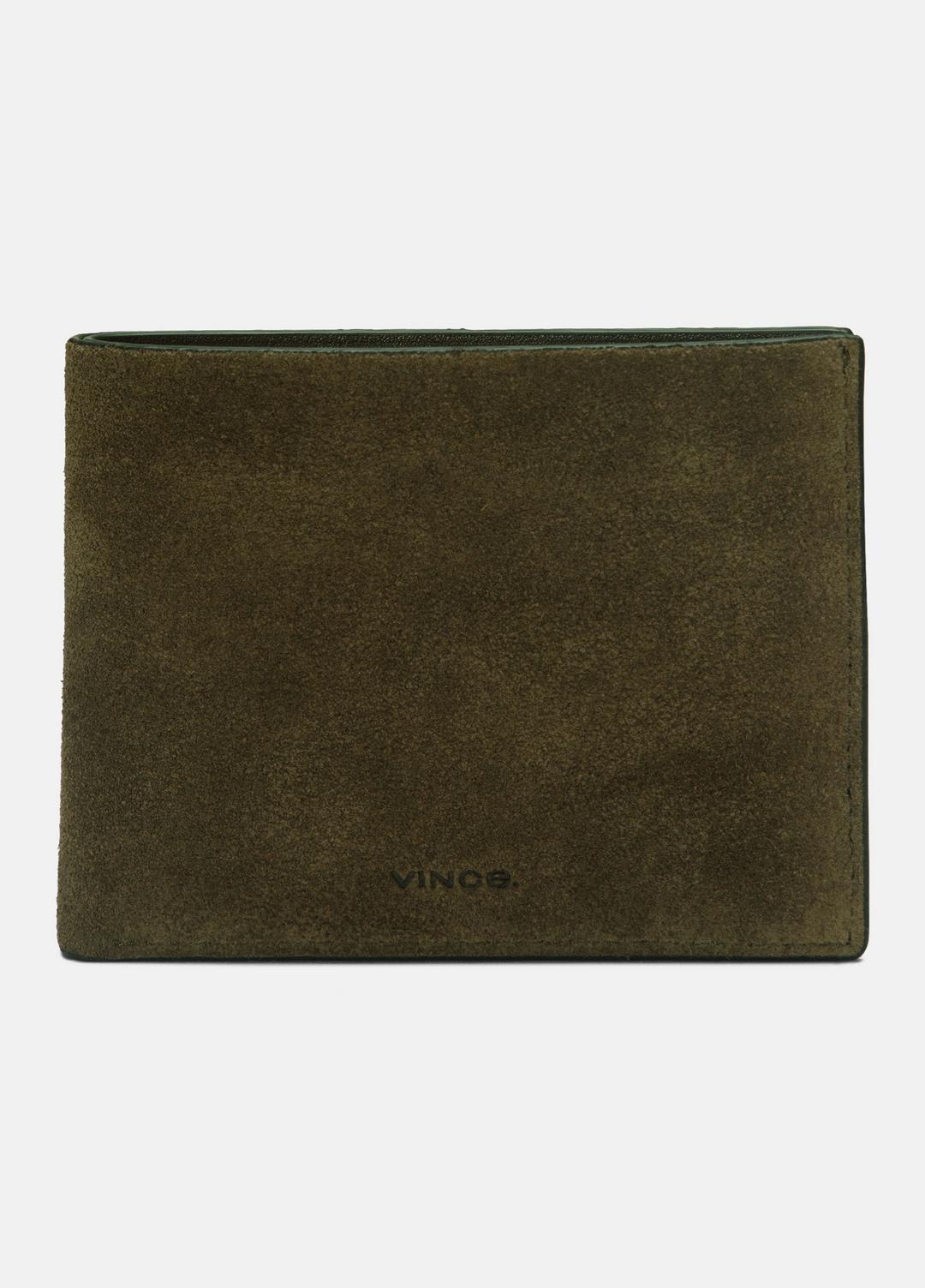 Suede Bifold Wallet in Bags | VINCE Men