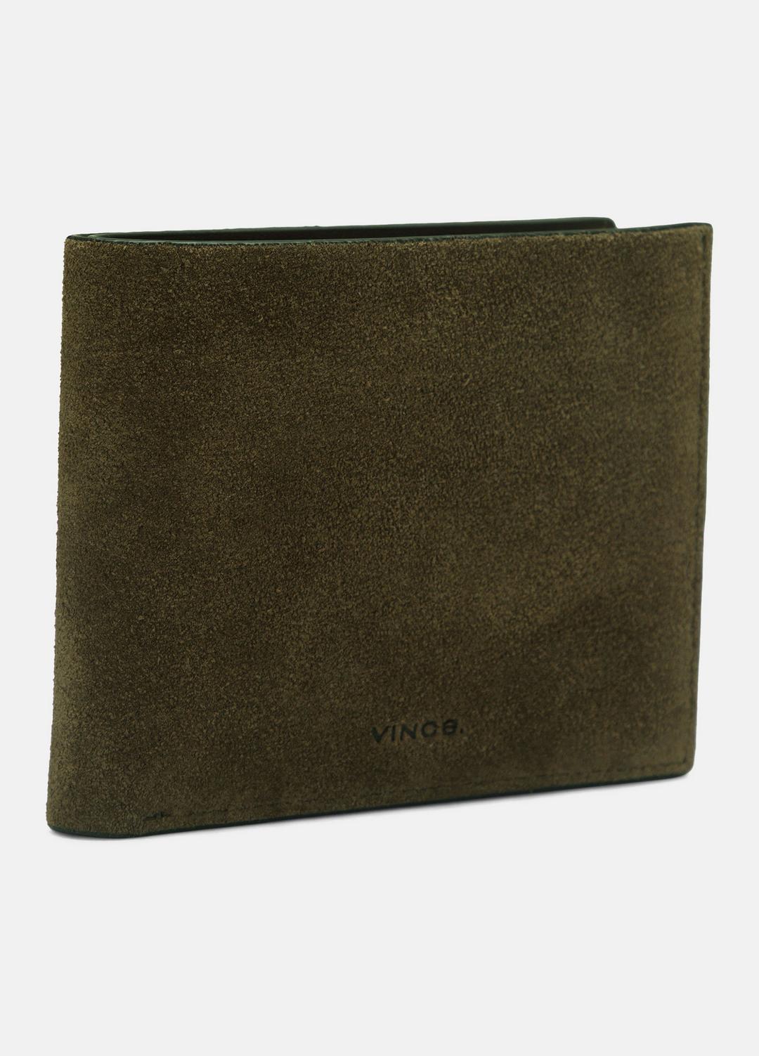 Suede Bifold Wallet in Bags | VINCE Men