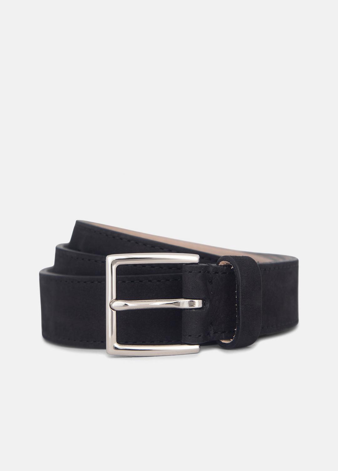 Men's 32mm Nubuck Leather Belt in Belts | VINCE Men