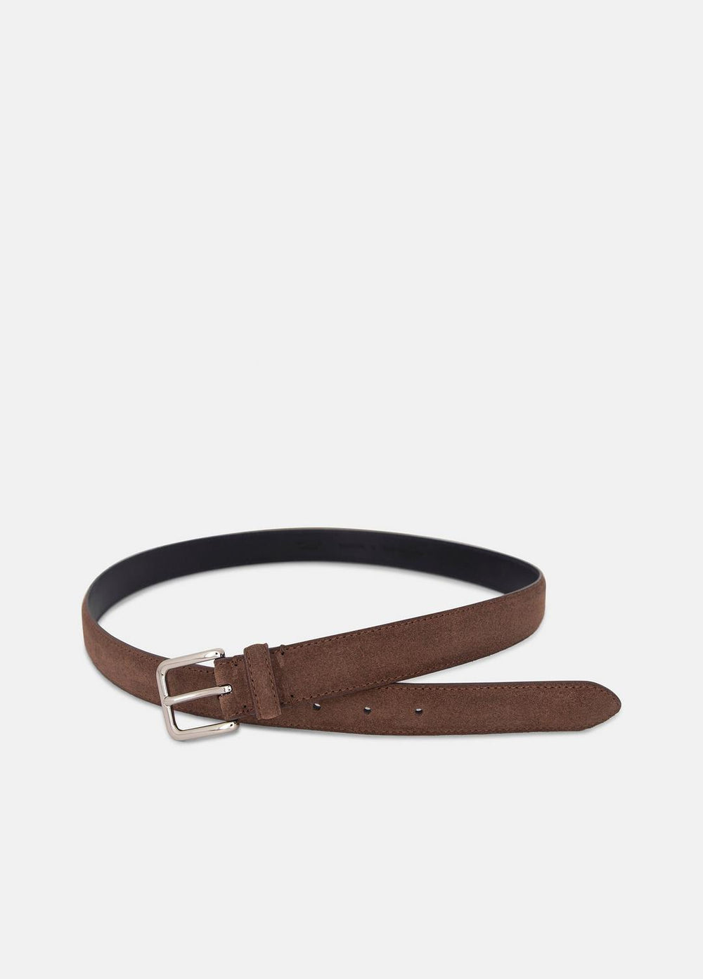Men's 30mm Stitched Suede Belt in Belts | VINCE Men
