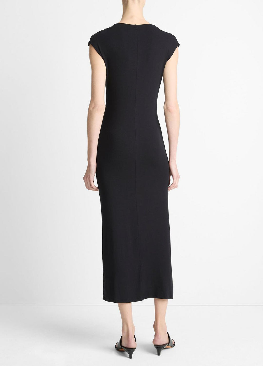 Jersey Draped Cowl-Neck Dress in Dresses & Skirts | VINCE Sale
