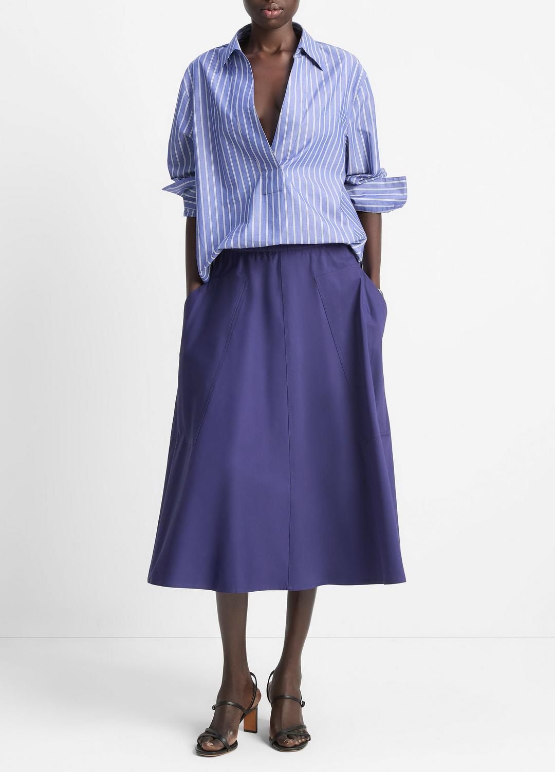 Cotton Full Skirt in Dresses & Skirts | VINCE Sale