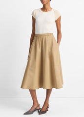 Cotton Full Skirt in Dresses & Skirts | VINCE Sale