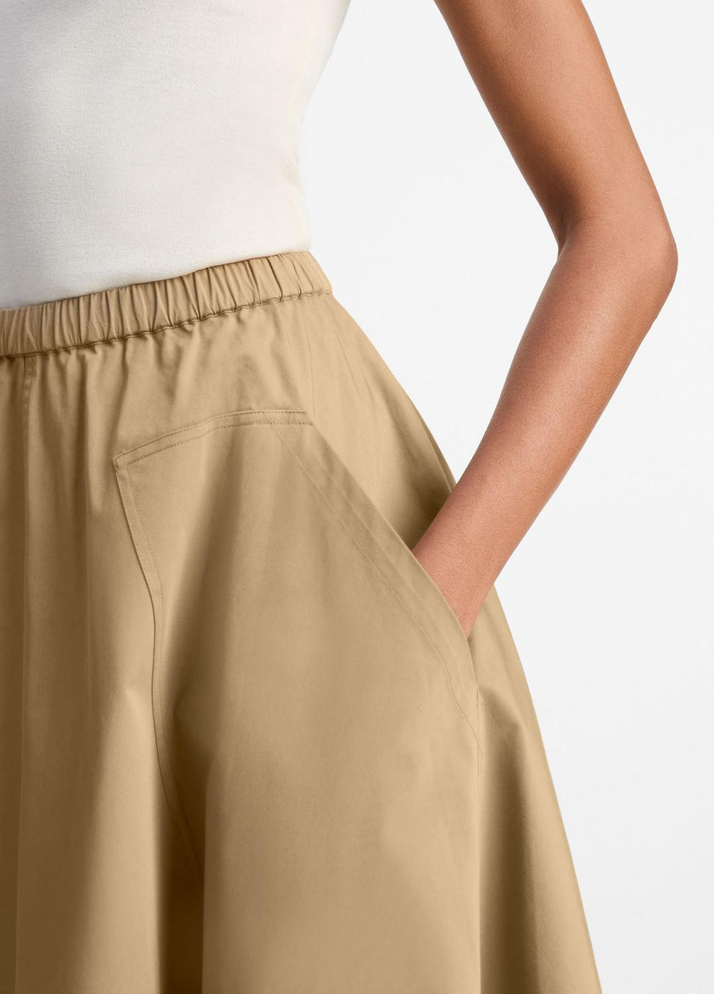 Cotton Full Skirt in Dresses & Skirts | VINCE Sale