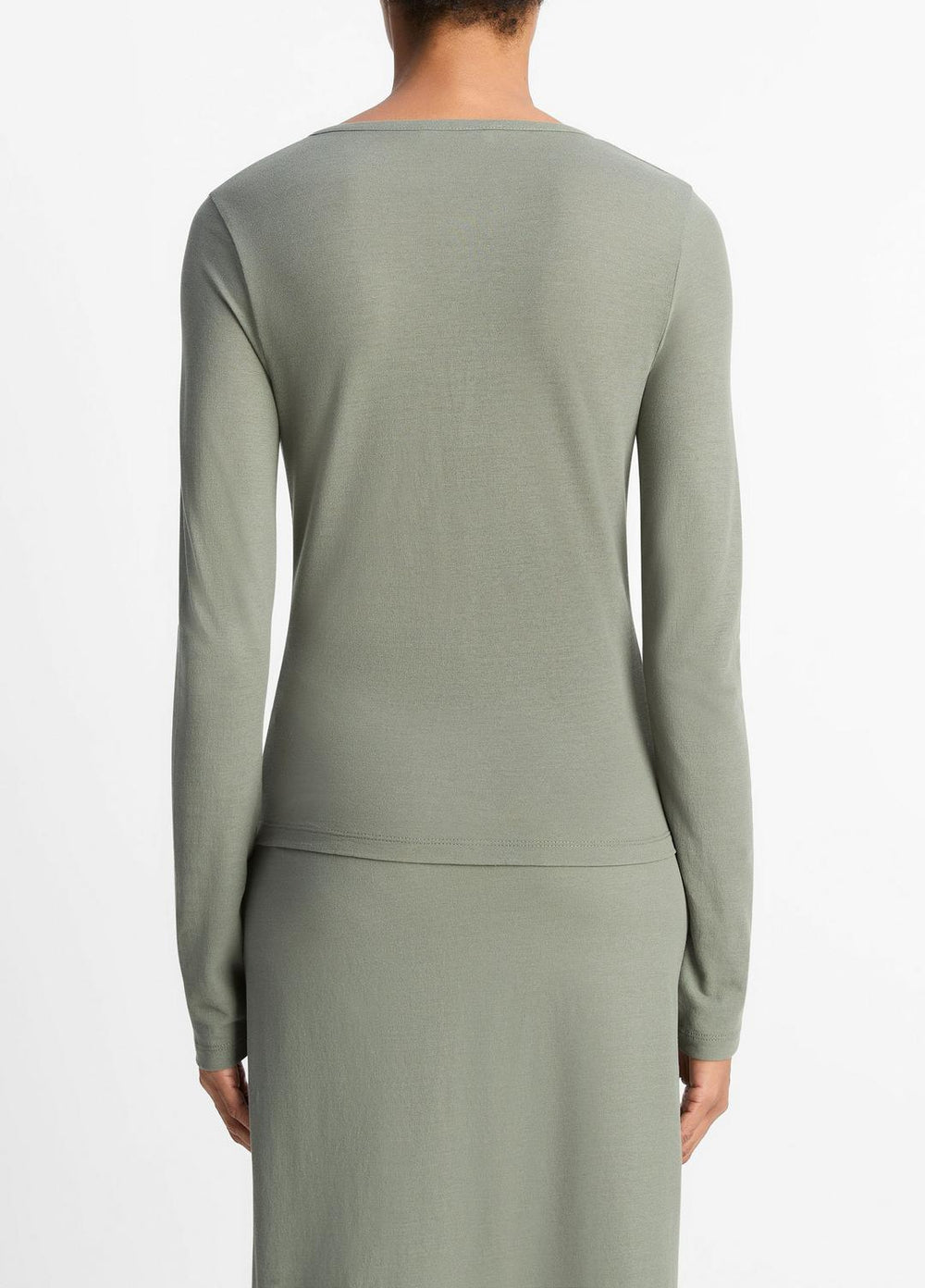 Cotton Crepe Jersey Cardigan in Shirts & Tees | VINCE Sale
