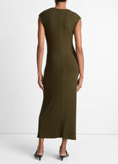 Jersey Draped Cowl-Neck Dress in Dresses & Skirts | VINCE Sale