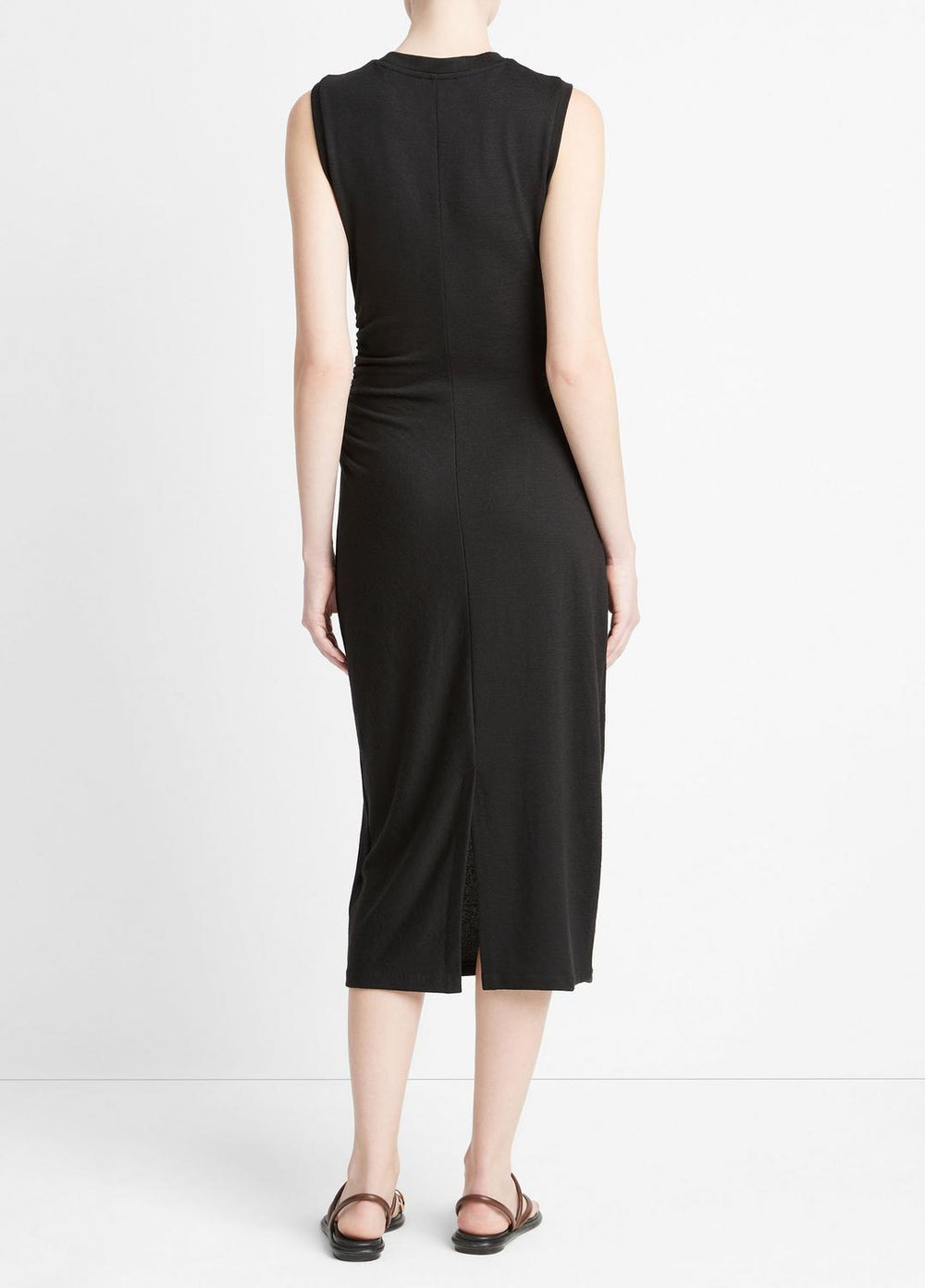 Sleeveless Gathered-Waist Dress in Dresses & Skirts | VINCE Sale