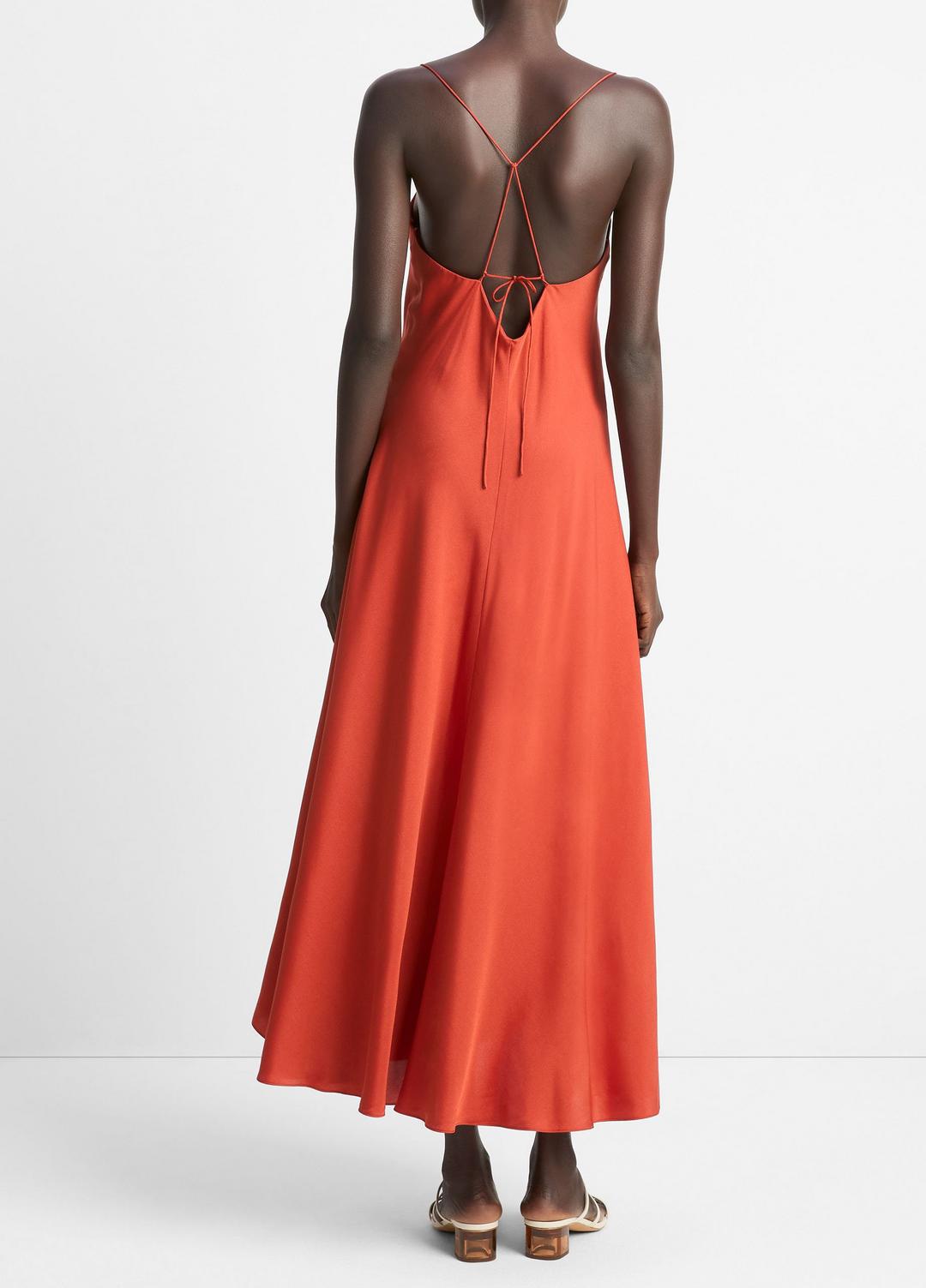 Silk-Blend A-Line Slip Dress in Dresses & Skirts | VINCE Sale
