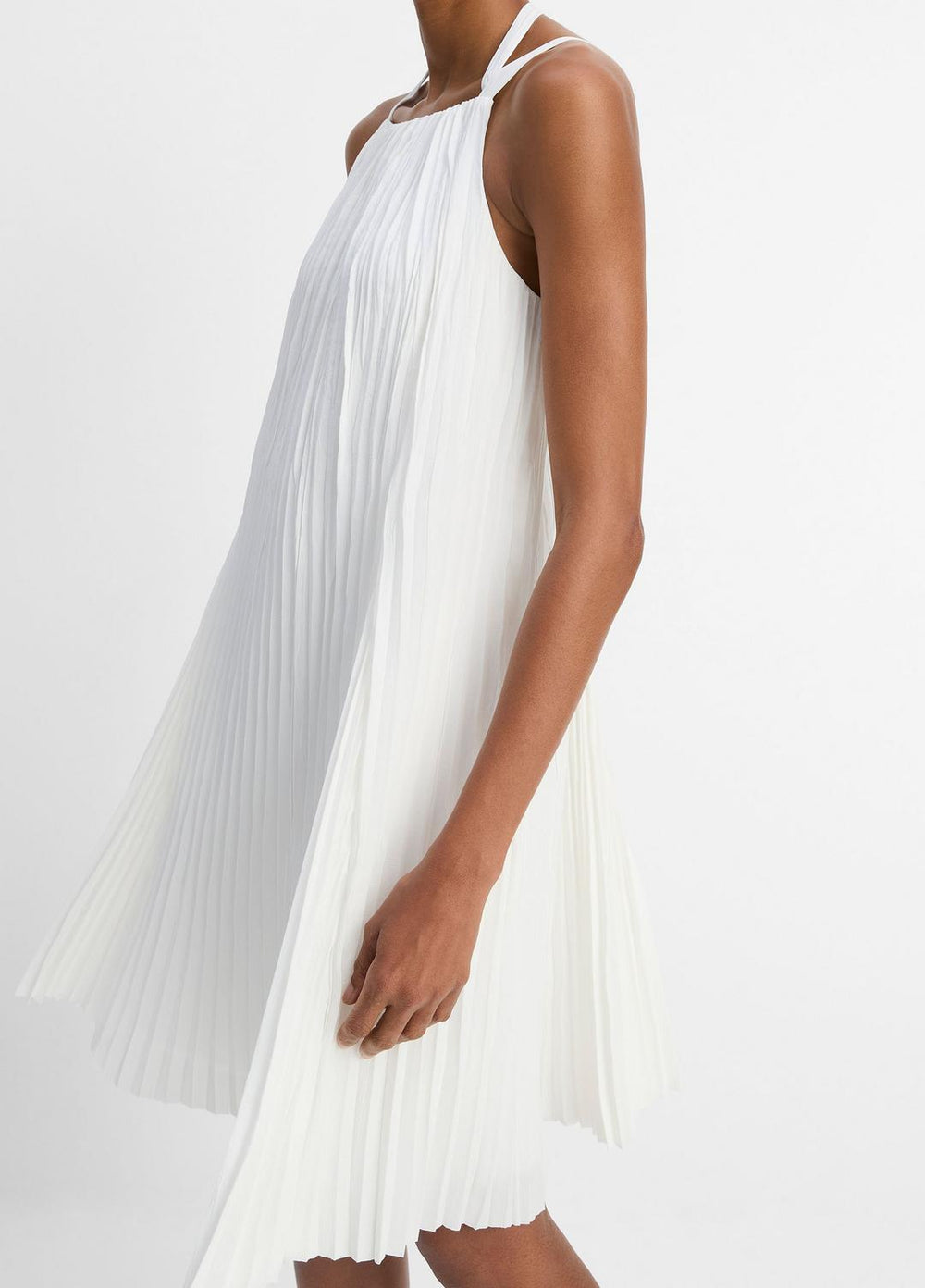 Pintuck Pleated A-Line Dress in Dresses & Skirts | VINCE Sale