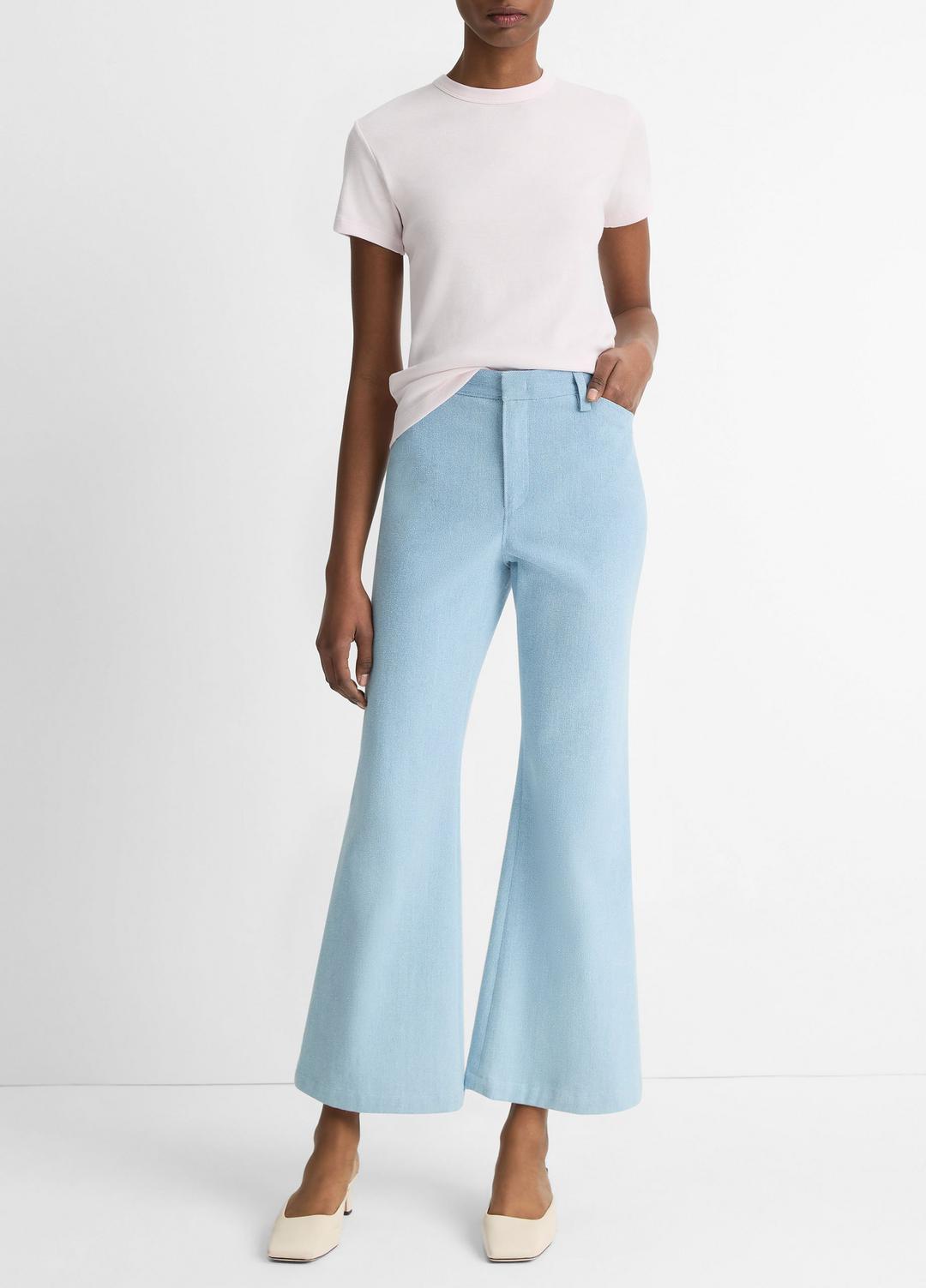 Pima Cotton-Blend '90s Shrunken T-Shirt in Shirts & Tees | VINCE Sale