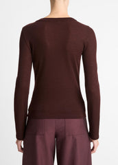 Wool Long-Sleeve Henley in Shirts & Tees | VINCE Sale