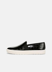 Blair Croc-Embossed Leather Sneaker in Shoes | VINCE Sale