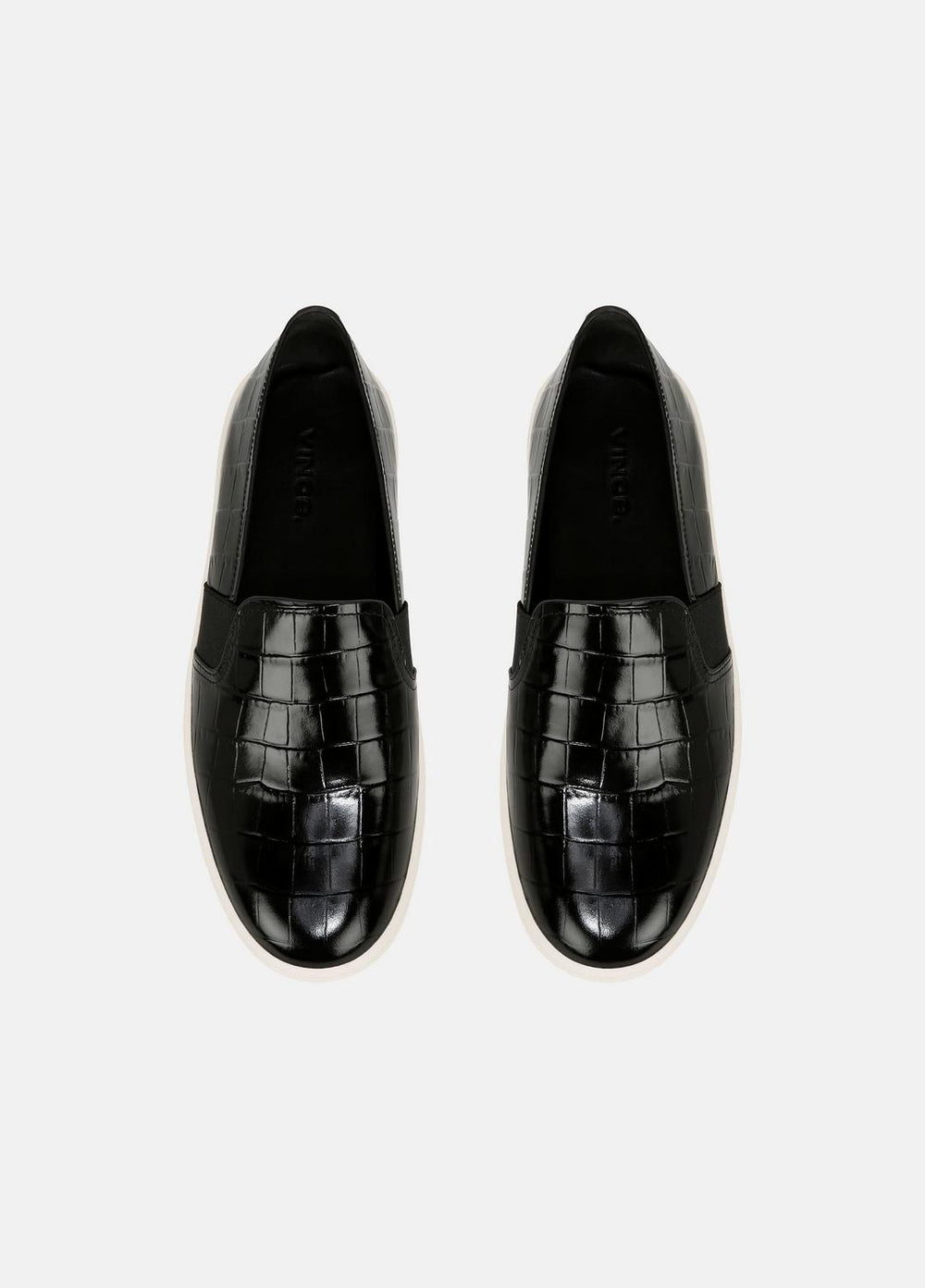 Blair Croc-Embossed Leather Sneaker in Shoes | VINCE Sale