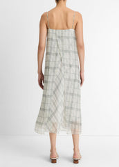 Fenced Plaid Layered Dress in Dresses & Skirts | VINCE Sale
