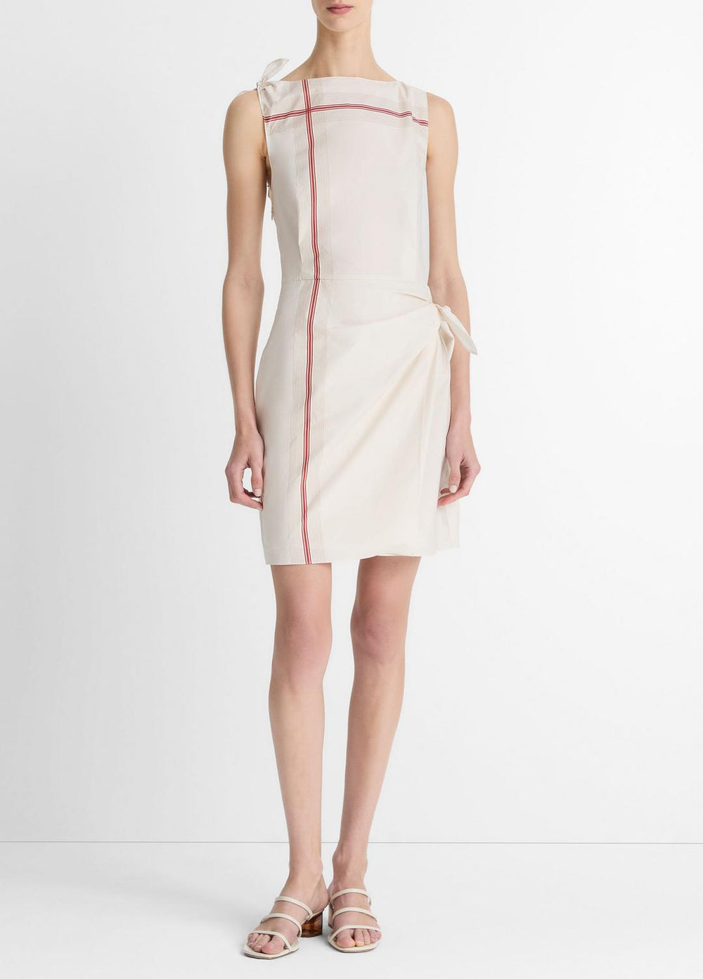 Handkerchief-Stripe Wrap Dress in Dresses & Skirts | VINCE Sale