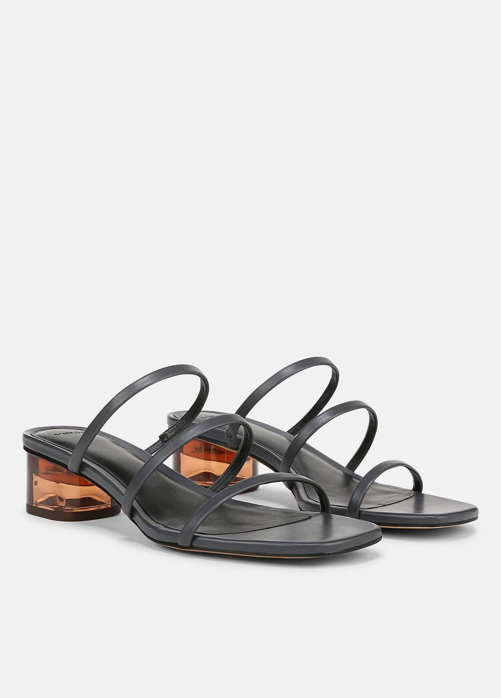 Palm Springs Leather Heeled Sandal in Shoes | VINCE Sale