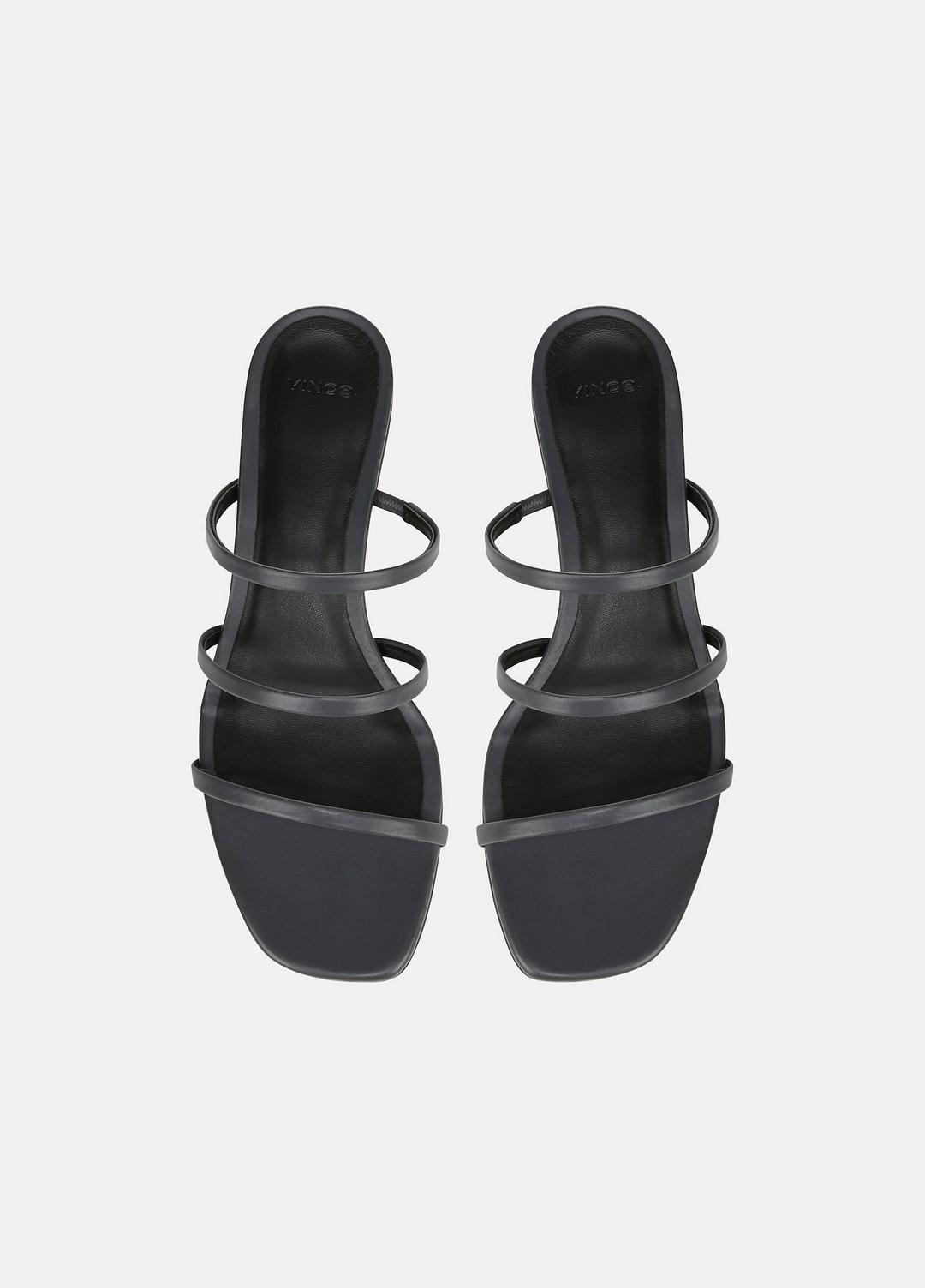 Palm Springs Leather Heeled Sandal in Shoes | VINCE Sale