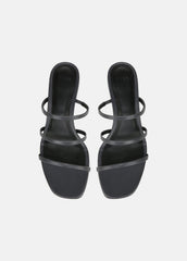 Palm Springs Leather Heeled Sandal in Shoes | VINCE Sale