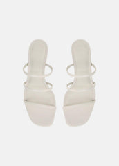 Palm Springs Leather Heeled Sandal in Shoes | VINCE Sale