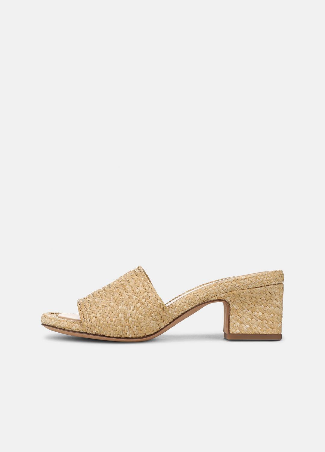 Ariana Raffia Heeled Sandal in Shoes | VINCE Sale
