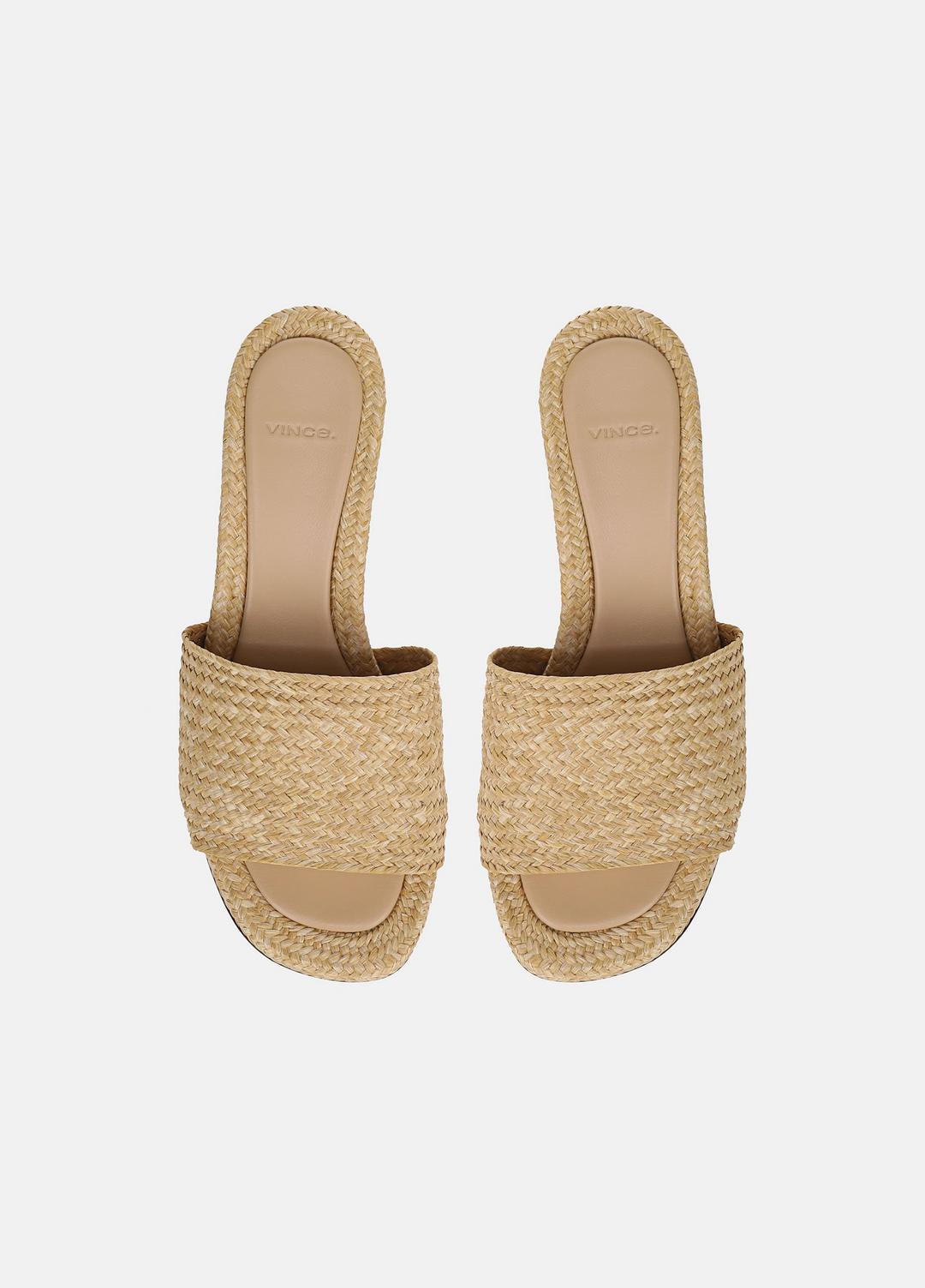 Ariana Raffia Heeled Sandal in Shoes | VINCE Sale