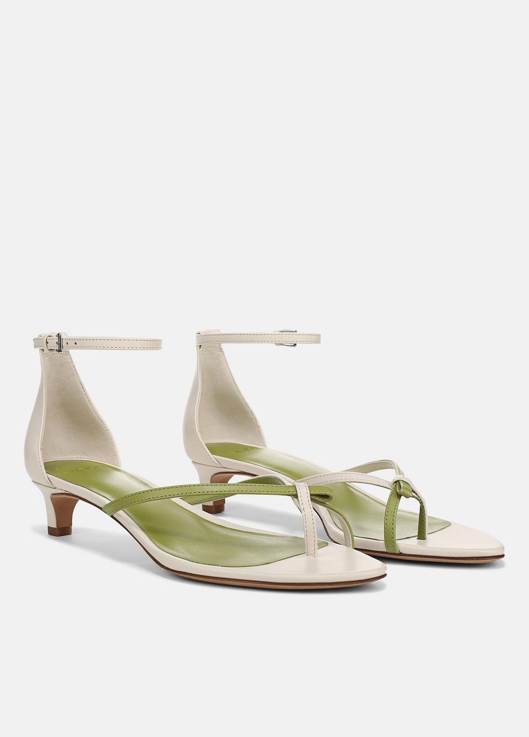 Siri Leather Heeled Sandal in Shoes | VINCE Sale