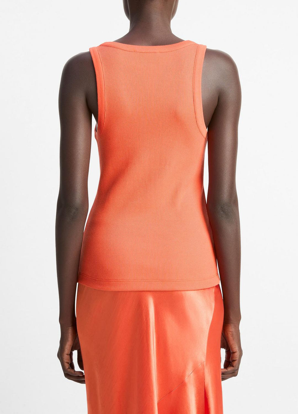 Ribbed Scoop-Neck Tank in Shirts & Tees | VINCE Sale