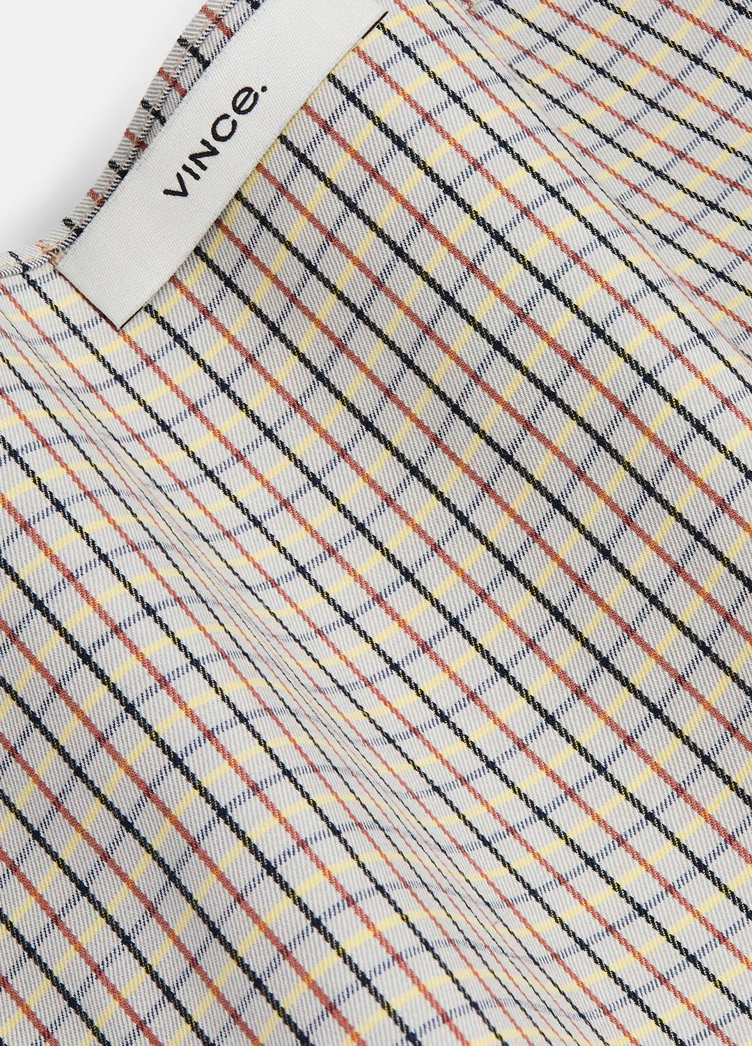 Gardener's Check Cotton Headkerchief in Accessories | VINCE Sale
