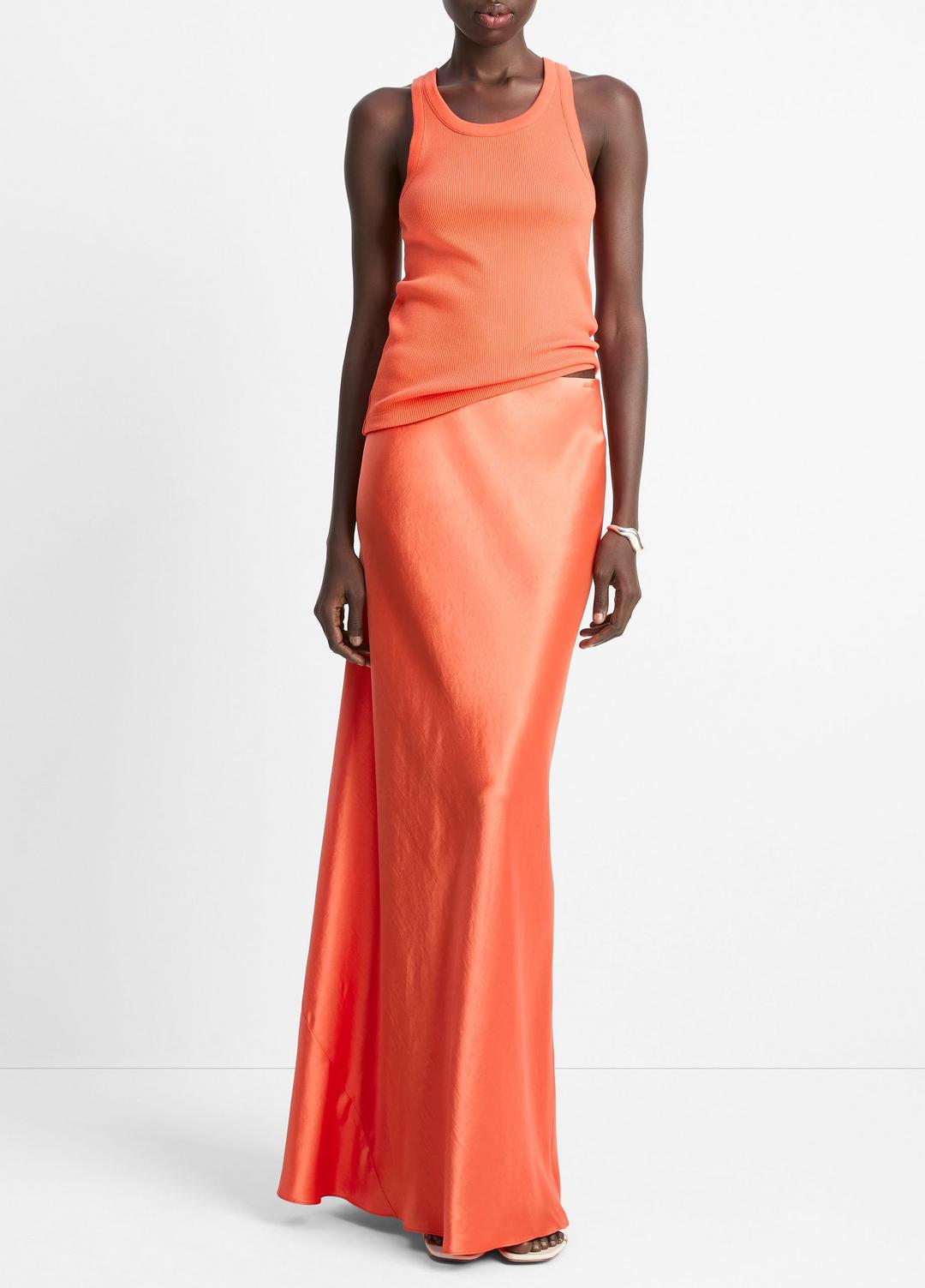Satin Maxi Skirt in Dresses & Skirts | VINCE Sale