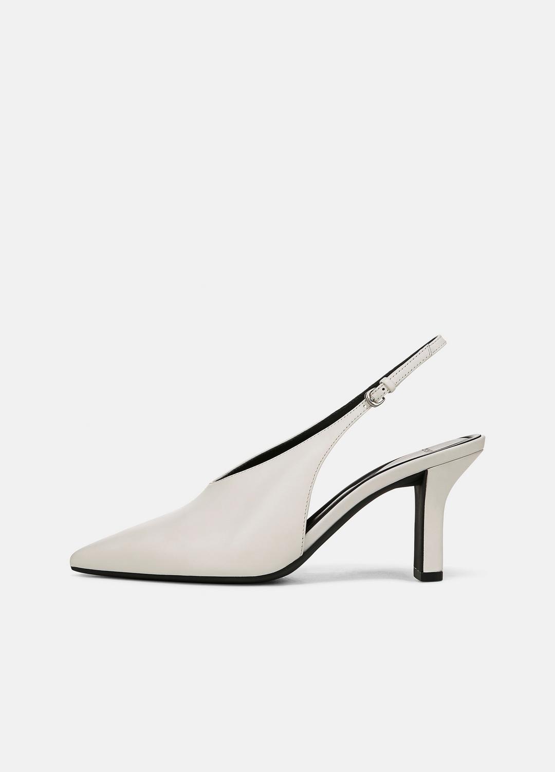 Devi Leather Slingback Pump in Shoes | VINCE Sale
