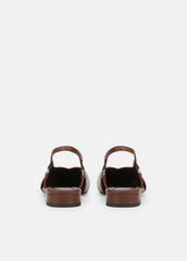 Ines Leather Slingback Flat in Shoes | VINCE Sale