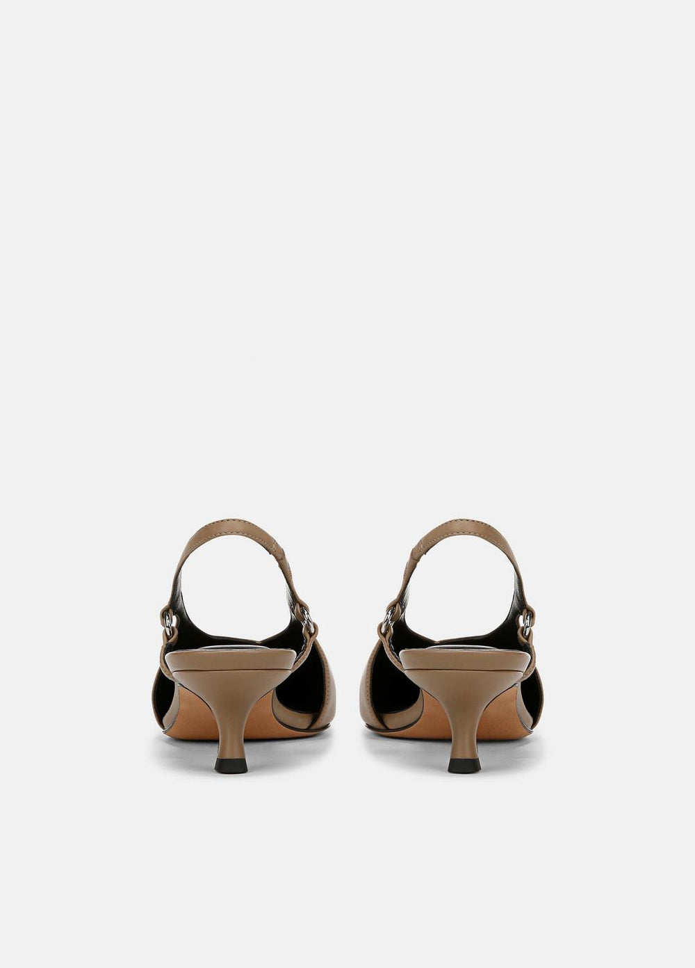 Sabrina Leather Slingback Kitten Heel in Shoes | VINCE Sale