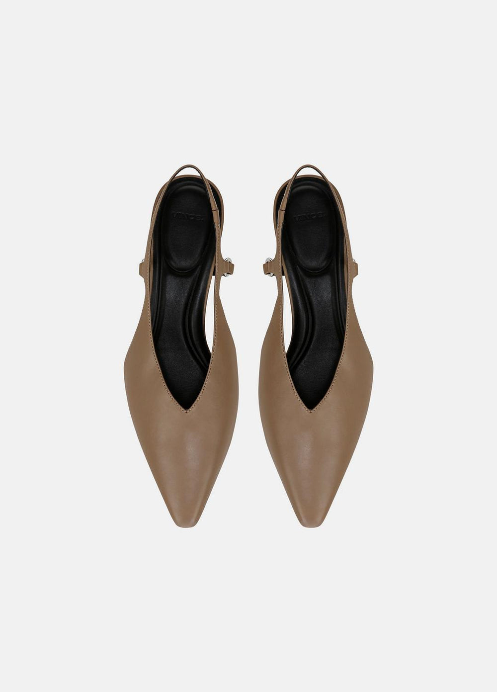 Sabrina Leather Slingback Kitten Heel in Shoes | VINCE Sale