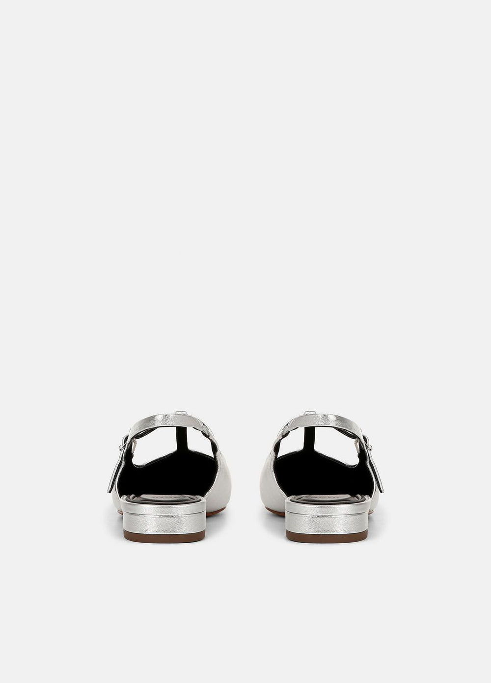 Iliana Metallic Leather Slingback Flat in Shoes | VINCE Sale