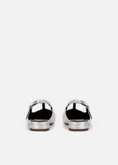 Iliana Metallic Leather Slingback Flat in Shoes | VINCE Sale
