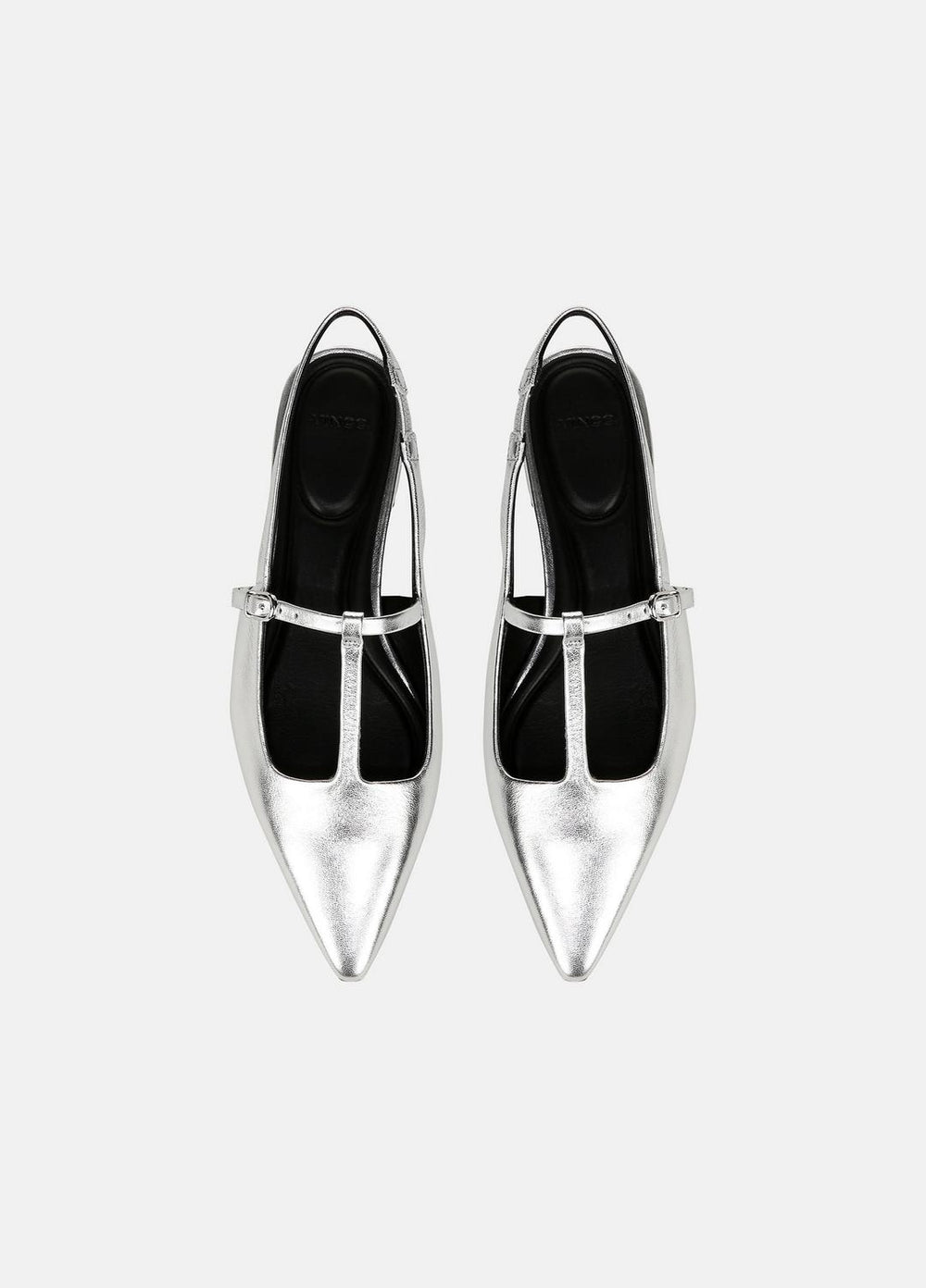 Iliana Metallic Leather Slingback Flat in Shoes | VINCE Sale