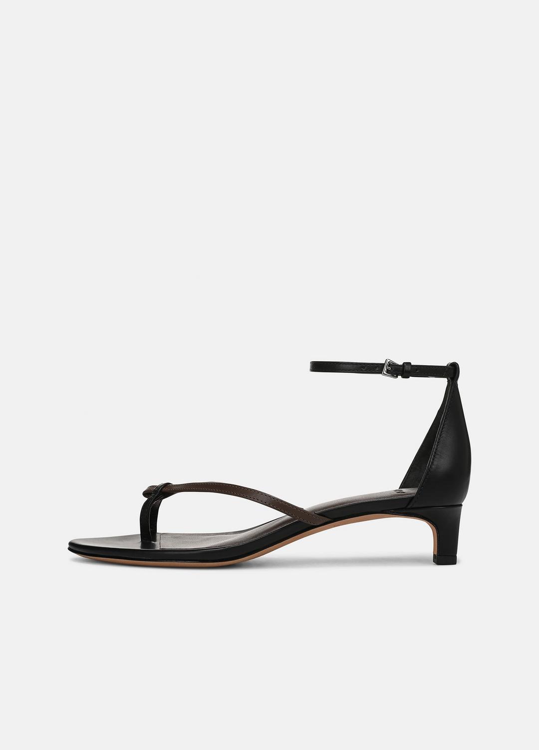 Siri Leather Heeled Sandal in Shoes | VINCE Sale