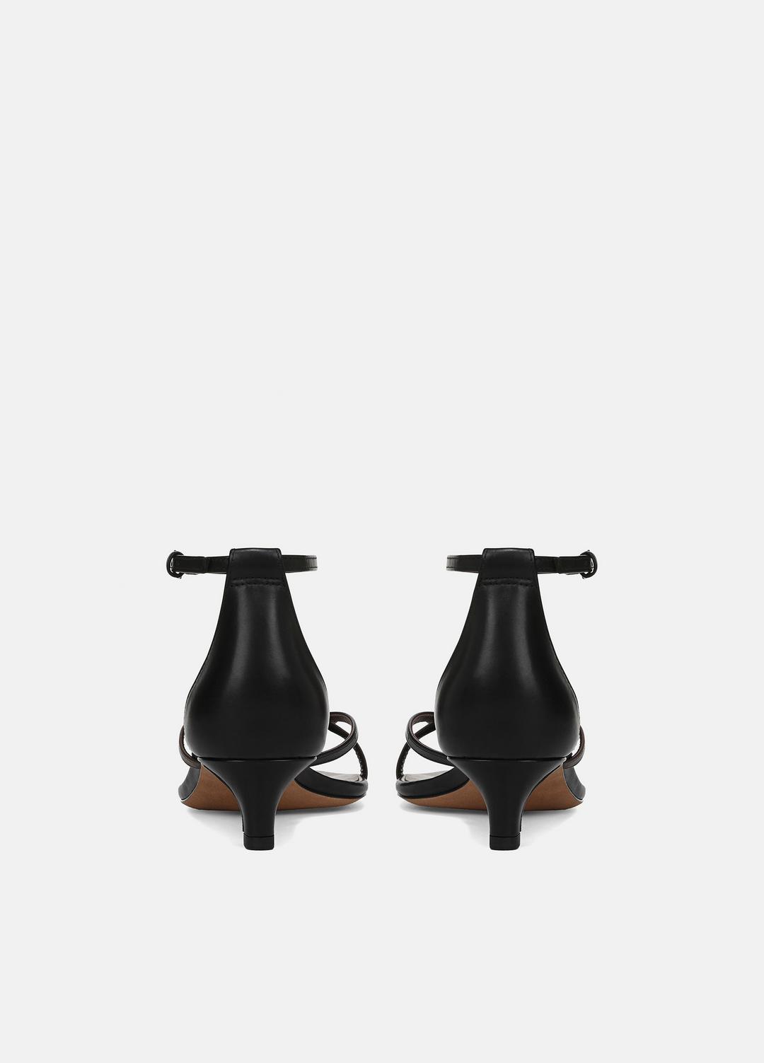 Siri Leather Heeled Sandal in Shoes | VINCE Sale